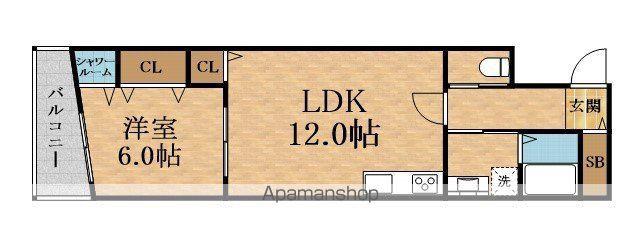8FOREST MORINOMI(1LDK/3階)の間取り写真