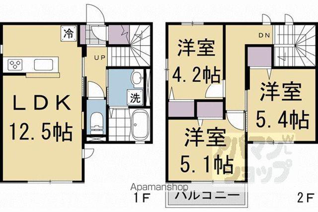 紫野上柳町(3LDK)の間取り写真