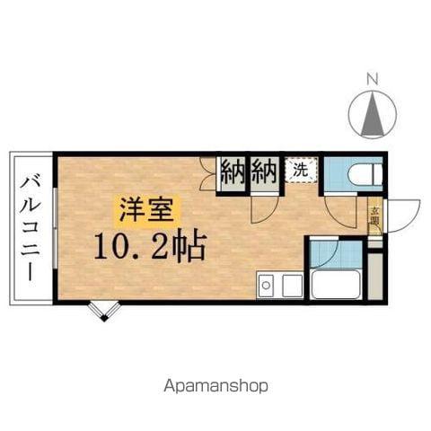 ナカノパラッツォ(ワンルーム/1階)の間取り写真