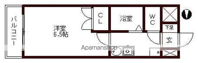 セントラルハイツ堀田(1K/1階)の間取り写真