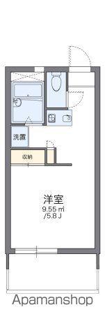 レオパレスハートピア15(1K/2階)の間取り写真