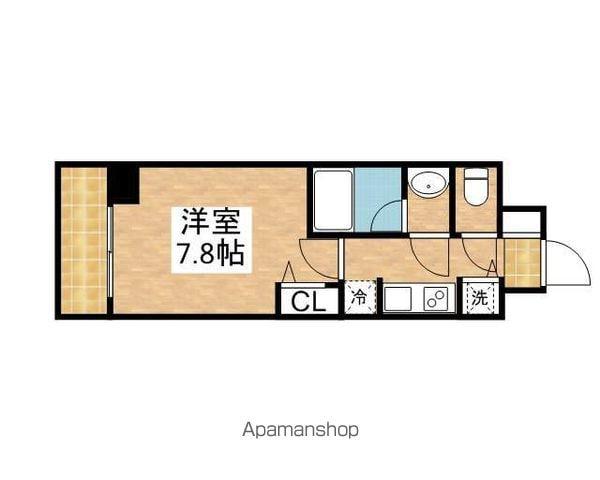セイワパレス丸の内駅前プレミア(1K/15階)の間取り写真