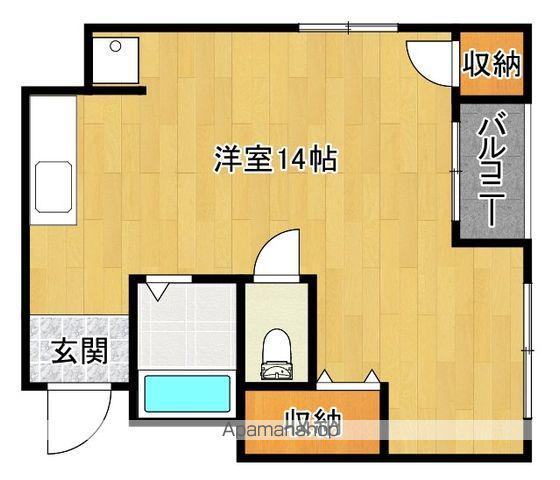 堺グランセ(ワンルーム/4階)の間取り写真