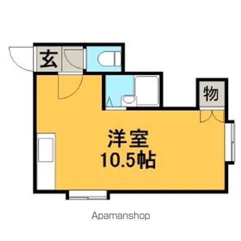 HOLMES(ワンルーム/3階)の間取り写真