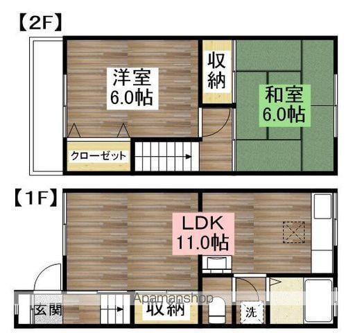 テラスサンシャインＡ(2LDK)の間取り写真