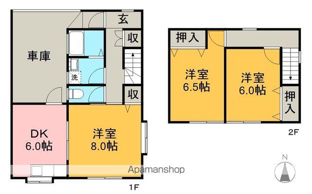 サングリーン西町(3DK)の間取り写真