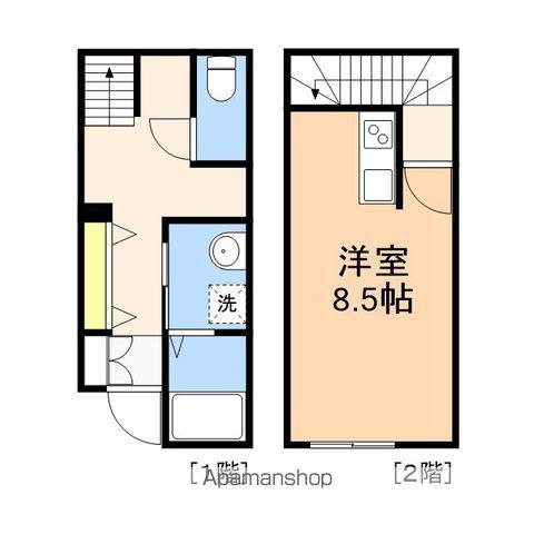 シャルムメゾンⅠ(ワンルーム/1階)の間取り写真
