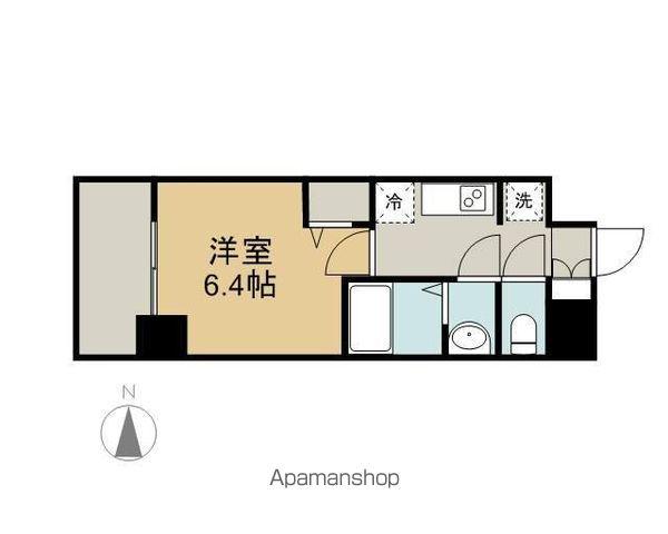 アステリ鶴舞ディオ(1K/6階)の間取り写真