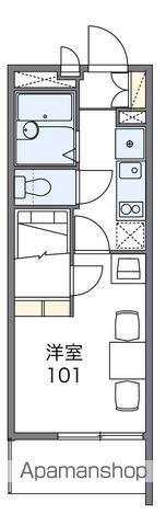 レオパレスT Tローラン(1K/1階)の間取り写真