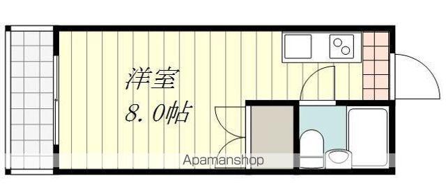 アイビーハイツ(ワンルーム/5階)の間取り写真