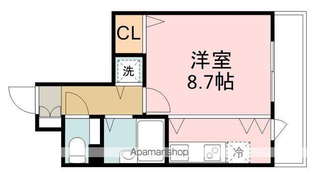 SUM TOMIZAWA(ワンルーム/3階)の間取り写真