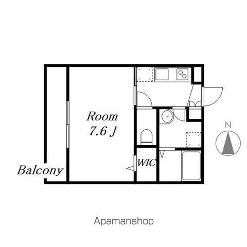 LIVES RESIDENCE 浄心(1K/5階)の間取り写真
