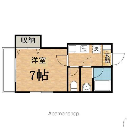 プレジデントうえのだい(1K/2階)の間取り写真