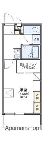 レオパレスアサクラⅢ(1K/2階)の間取り写真