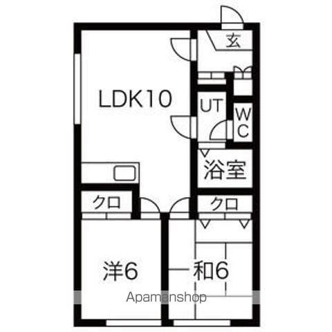 ベーシック78(2LDK/1階)の間取り写真