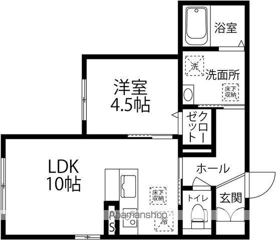 SERENA VILLA HEIMAT(1LDK/3階)の間取り写真