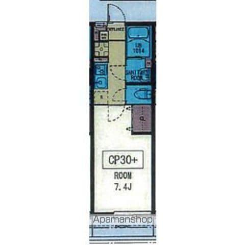 リシャール瑞(1K/2階)の間取り写真