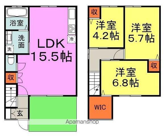 サンシティ伍番館(3LDK)の間取り写真
