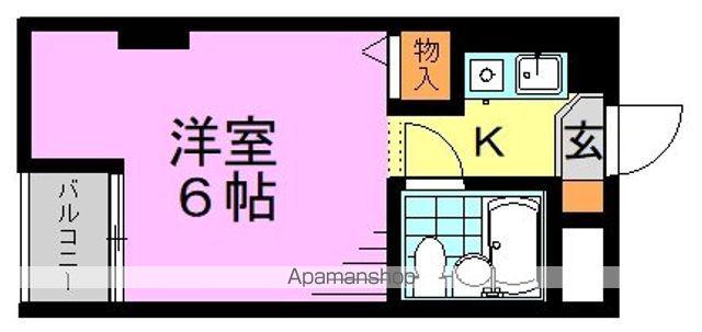 ドルフ高円寺南(1K/1階)の間取り写真