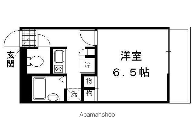 レオパレス高瀬川(1K/1階)の間取り写真