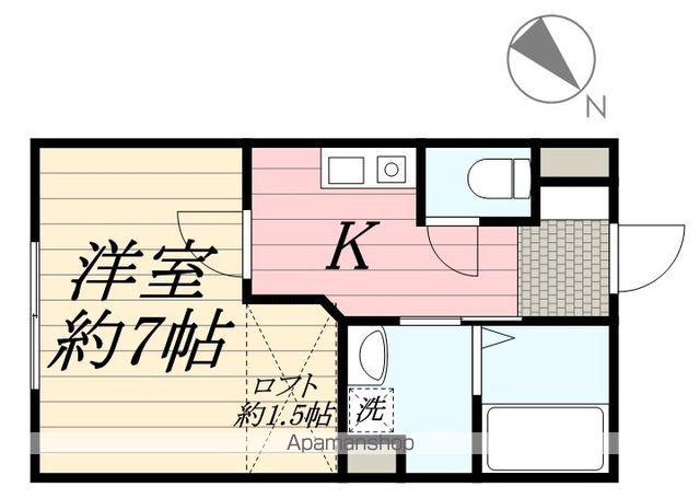 エスペリオ千葉中央(1K/1階)の間取り写真