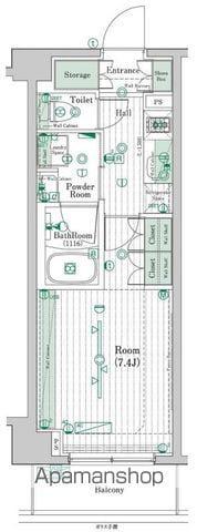 ブライズ高円寺(1K/9階)の間取り写真