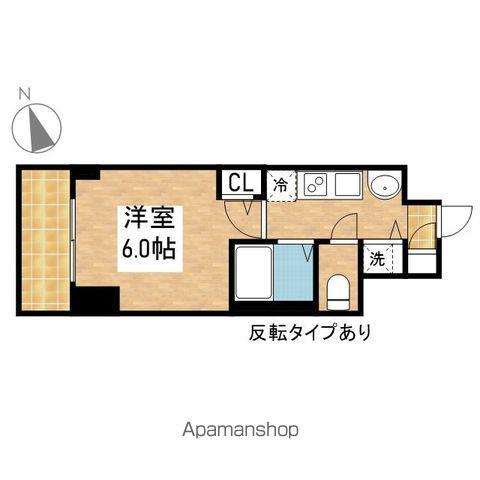 プレサンス鶴舞グリーンパーク(1K/9階)の間取り写真