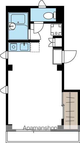 シャトルセキヤ(ワンルーム/3階)の間取り写真