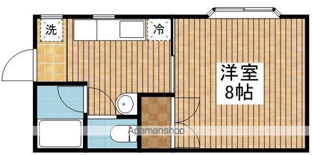 スターハイツ(1K/2階)の間取り写真