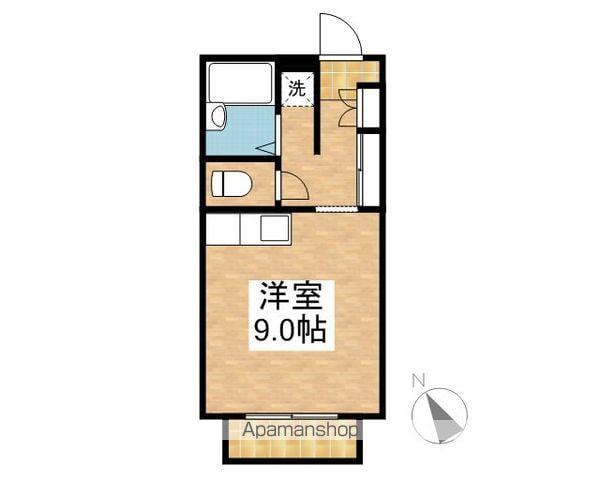 SATSUKISOU(1K/1階)の間取り写真