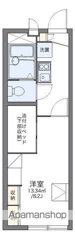 レオパレスフーズフー(1K/2階)の間取り写真