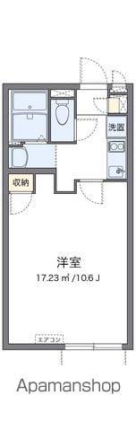 クレイノコキア(1K/2階)の間取り写真