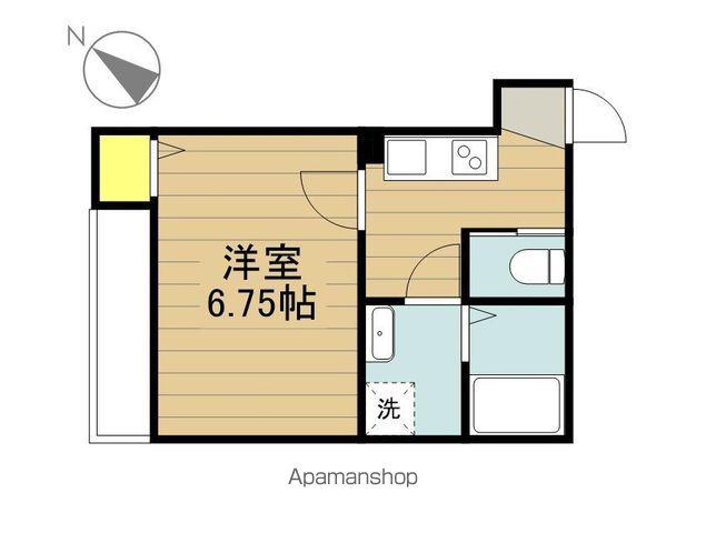 プレジール(1K/3階)の間取り写真
