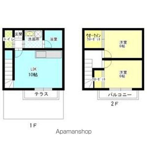アプト山木　１０３(2LDK)の間取り写真