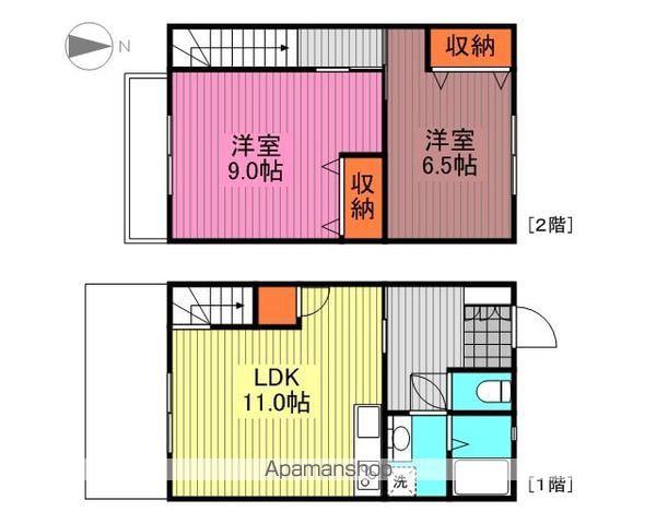 アジュール(2LDK)の間取り写真
