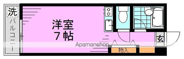 メゾン高円寺A(ワンルーム/2階)の間取り写真