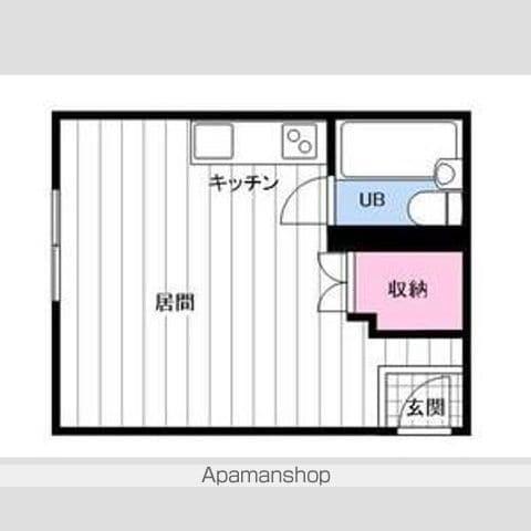 ホワイト札苗(ワンルーム/2階)の間取り写真