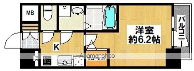 エスリード長居公園PARK AVENUE(1K/10階)の間取り写真