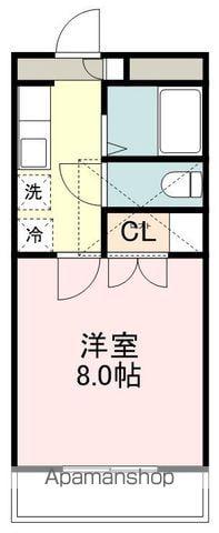 Kハウス壱番館(1K/1階)の間取り写真