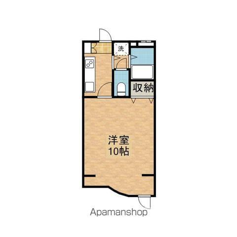 クレセール鹿嶋(1K/1階)の間取り写真