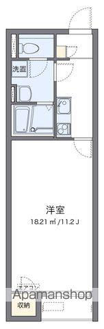 レオネクストアルファ(1K/2階)の間取り写真