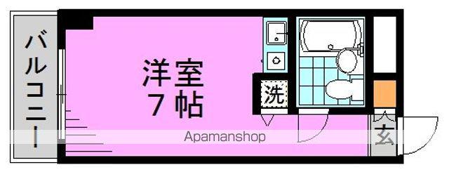 ジェイパーク高円寺(ワンルーム/2階)の間取り写真