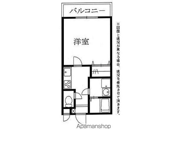 NINE BOX(1K/3階)の間取り写真