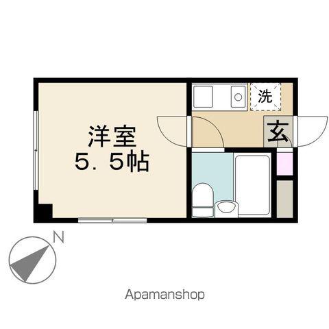 サン・ステイタス(1K/1階)の間取り写真