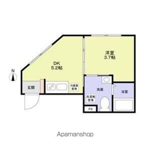 シルベリオ練馬(1DK/2階)の間取り写真