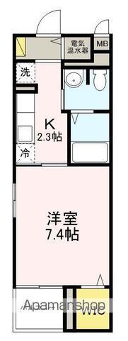 アビタシオンジェルメ(1K/3階)の間取り写真
