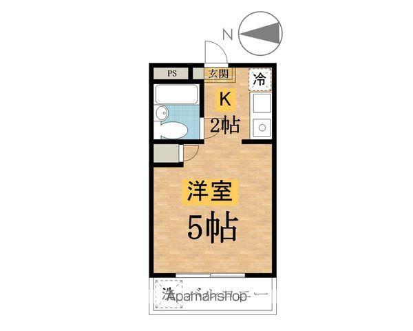 第3エコーマンション(1K/2階)の間取り写真