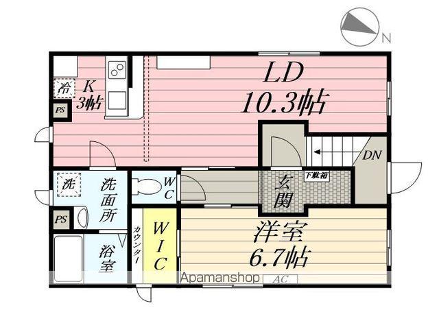 STASIA YOKOHAMA-TSURUMIスタシア横浜鶴見(1LDK/B1階)の間取り写真