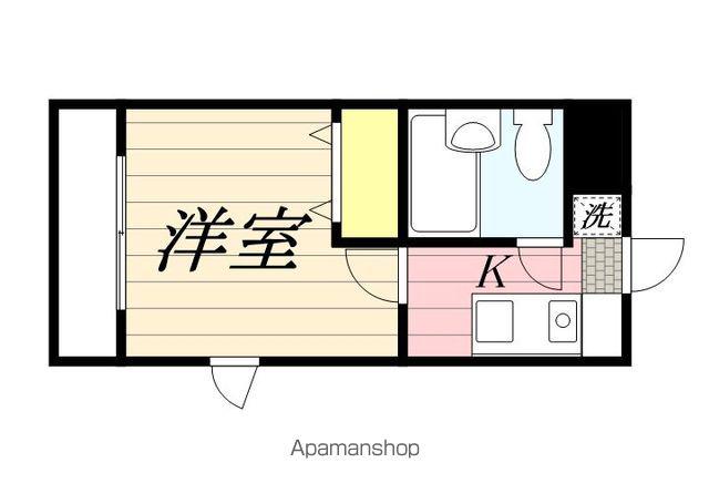 ラ・レジダンス・ド・シャルール(1K/4階)の間取り写真