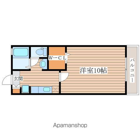 サンホームⅠ(1K/1階)の間取り写真